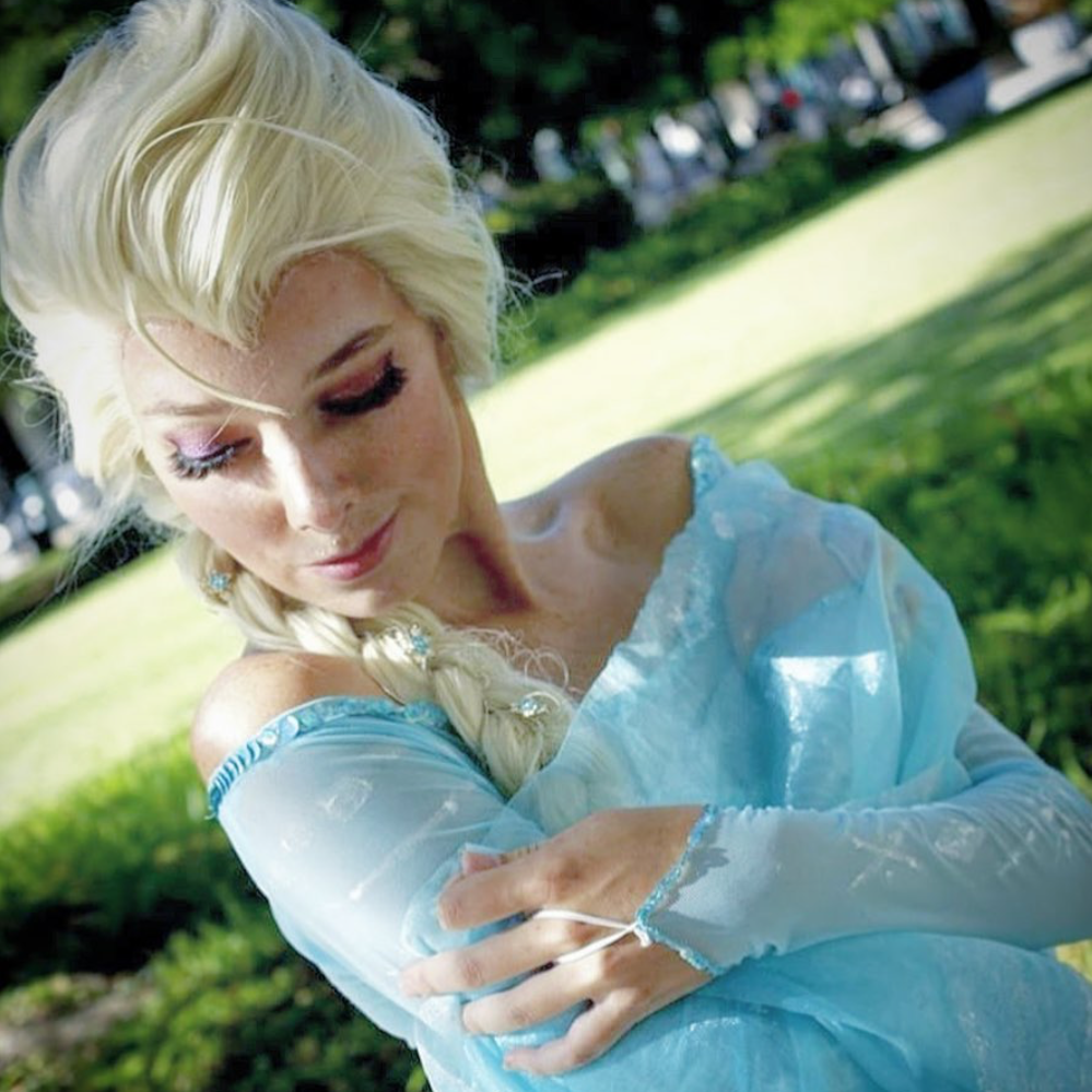Photo of Christina Dressed in a Princess Costume