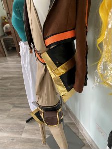 Belt Bag attached on dress form
